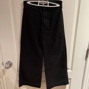 Madewell wide leg crop pants